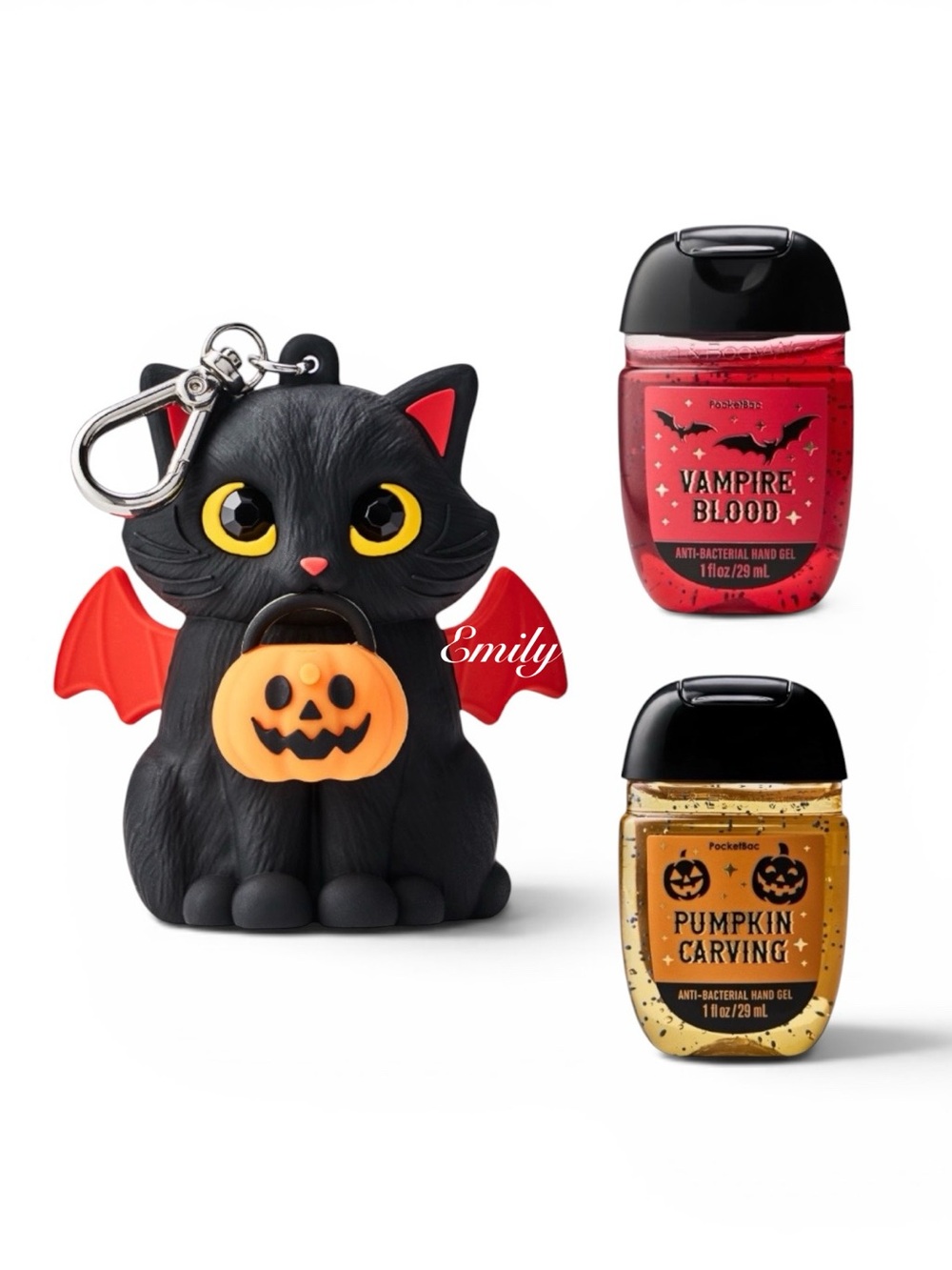 Bath & Body Works Spooky Kitty PocketBac Holder Set